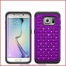 Samsung Galaxy S7 Edge - Heavy Duty Hybrid Bling Bling Protective Phone Cover Case - Purple